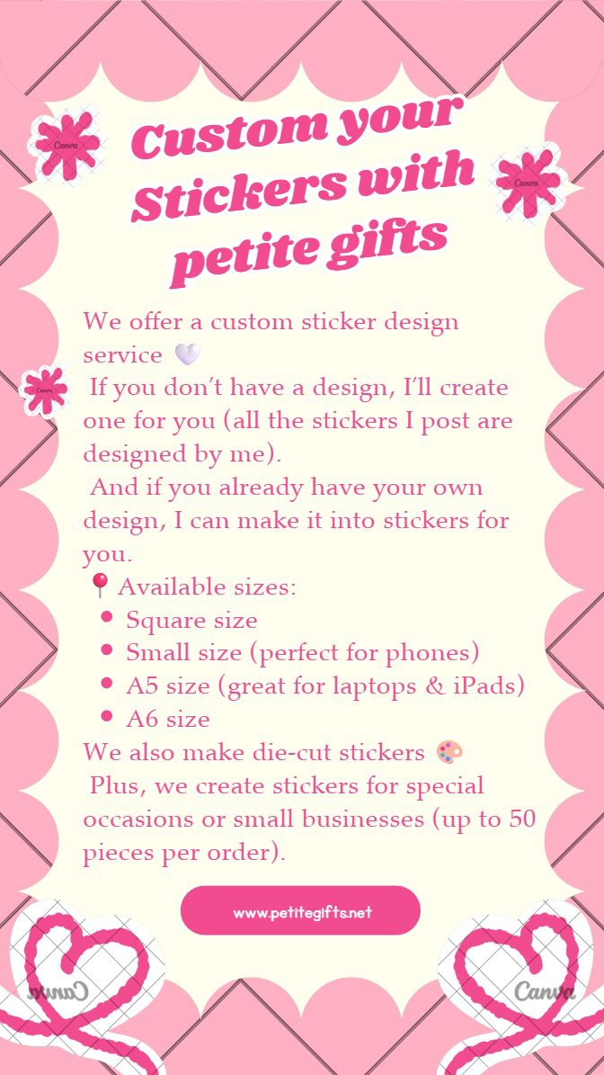 Custom stickers